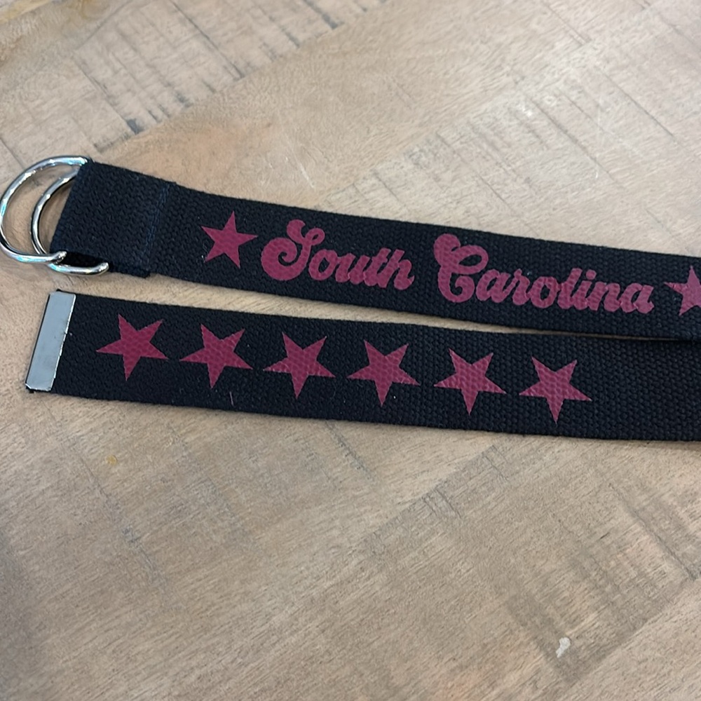 University of South Carolina Gamecocks Fabric Womens Belt - Picture 2 of 2